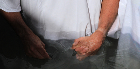 Baptism Jordan River, Israel 4