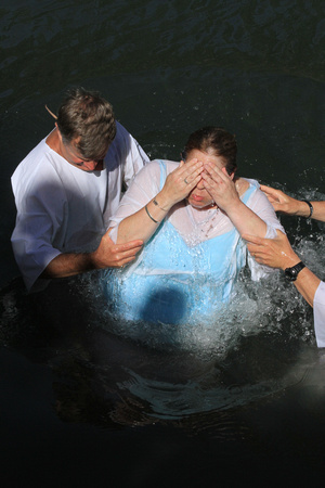 Baptism Jordan River, Israel 3